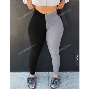 Shein Color Block Leggings